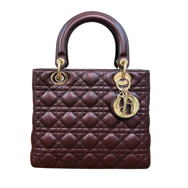 Dior Medium Lady Dior Chocolate Brown