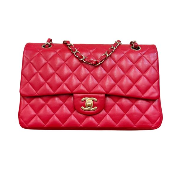 Chanel Medium Classic Flap Bag Red